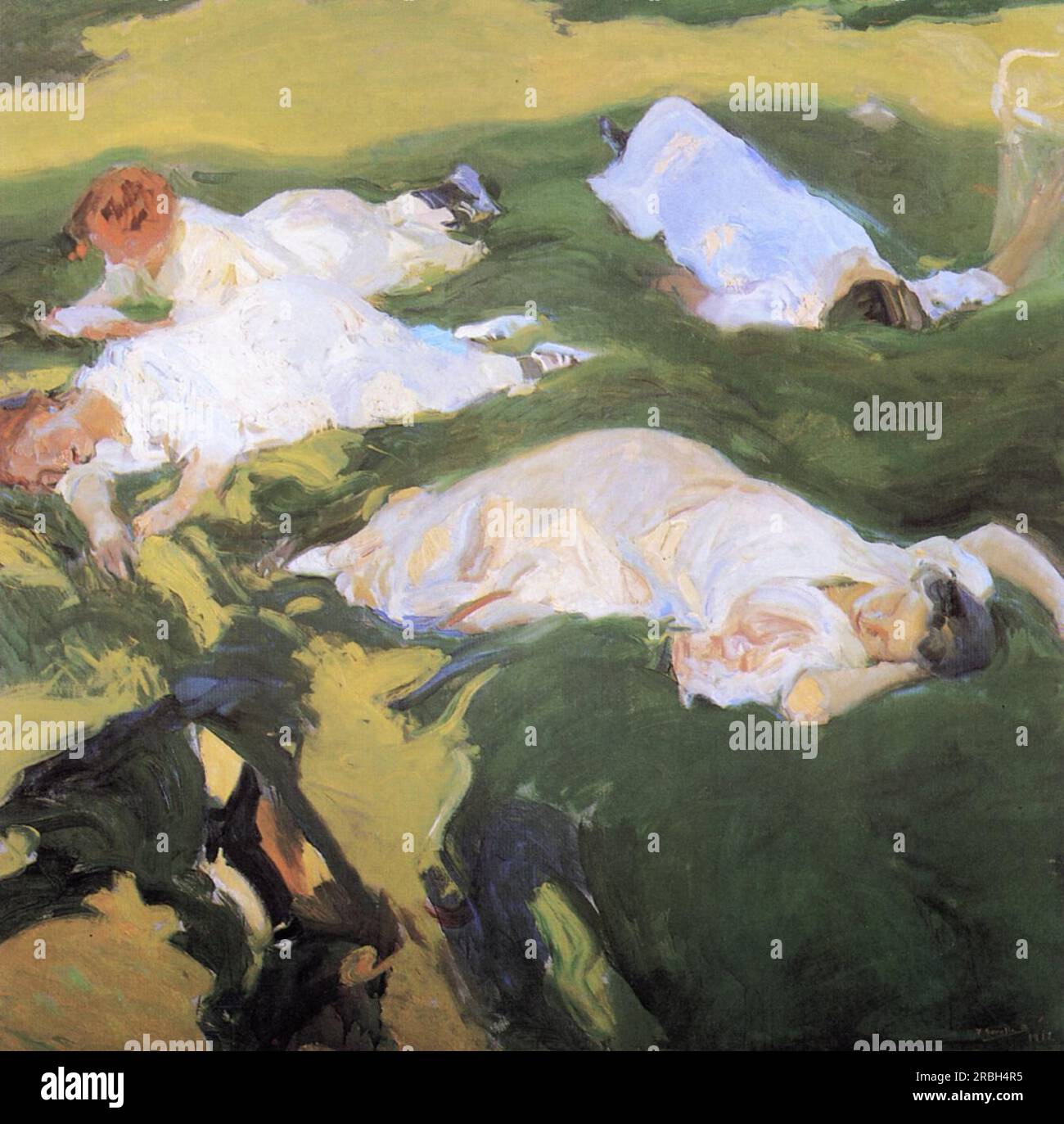 Sad Inheritance Joaquín sorolla painting hi-res stock photography and images - Alamy