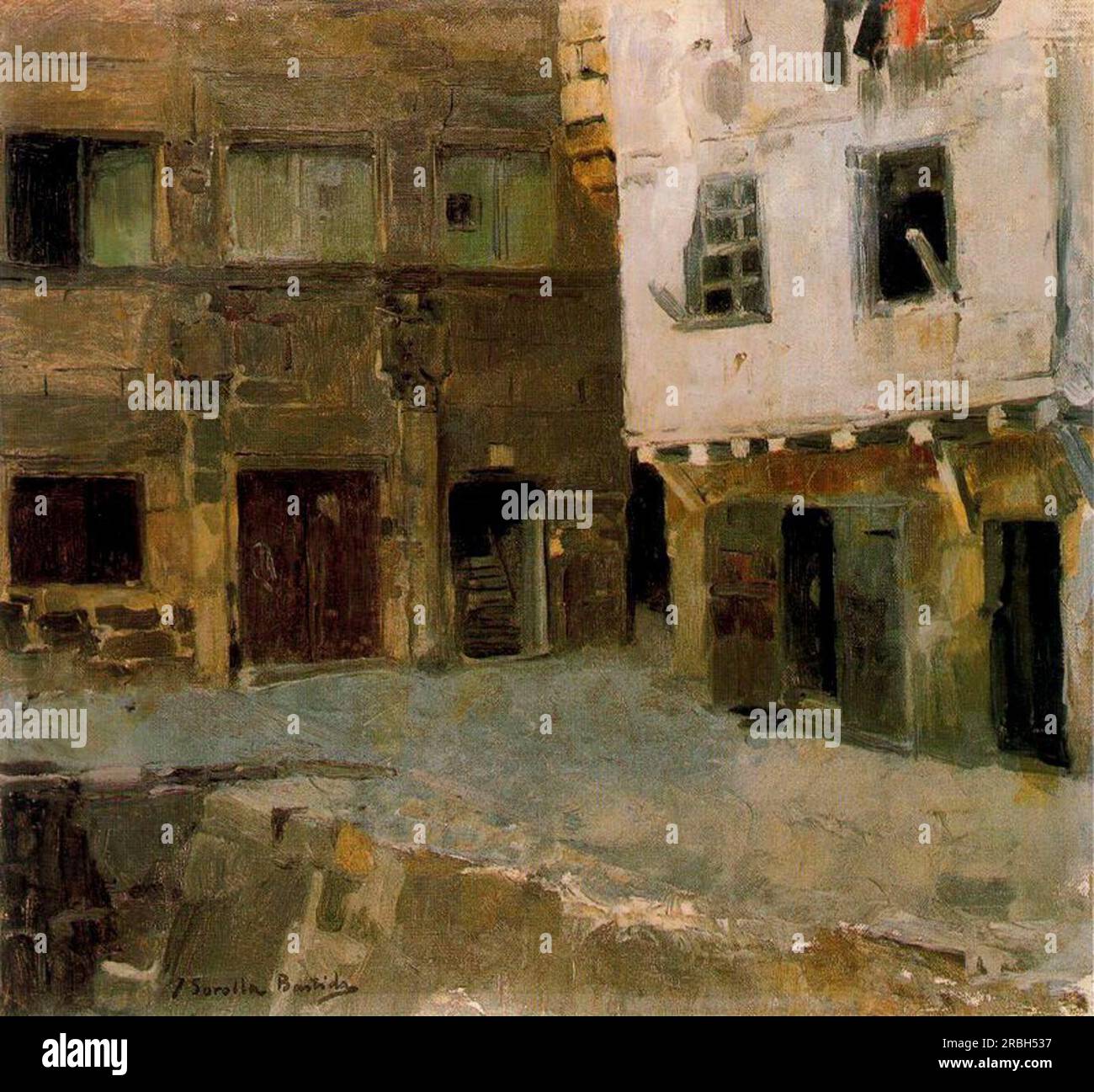 Victor Hugo's House in Passages by Joaquín Sorolla Stock Photo Alamy