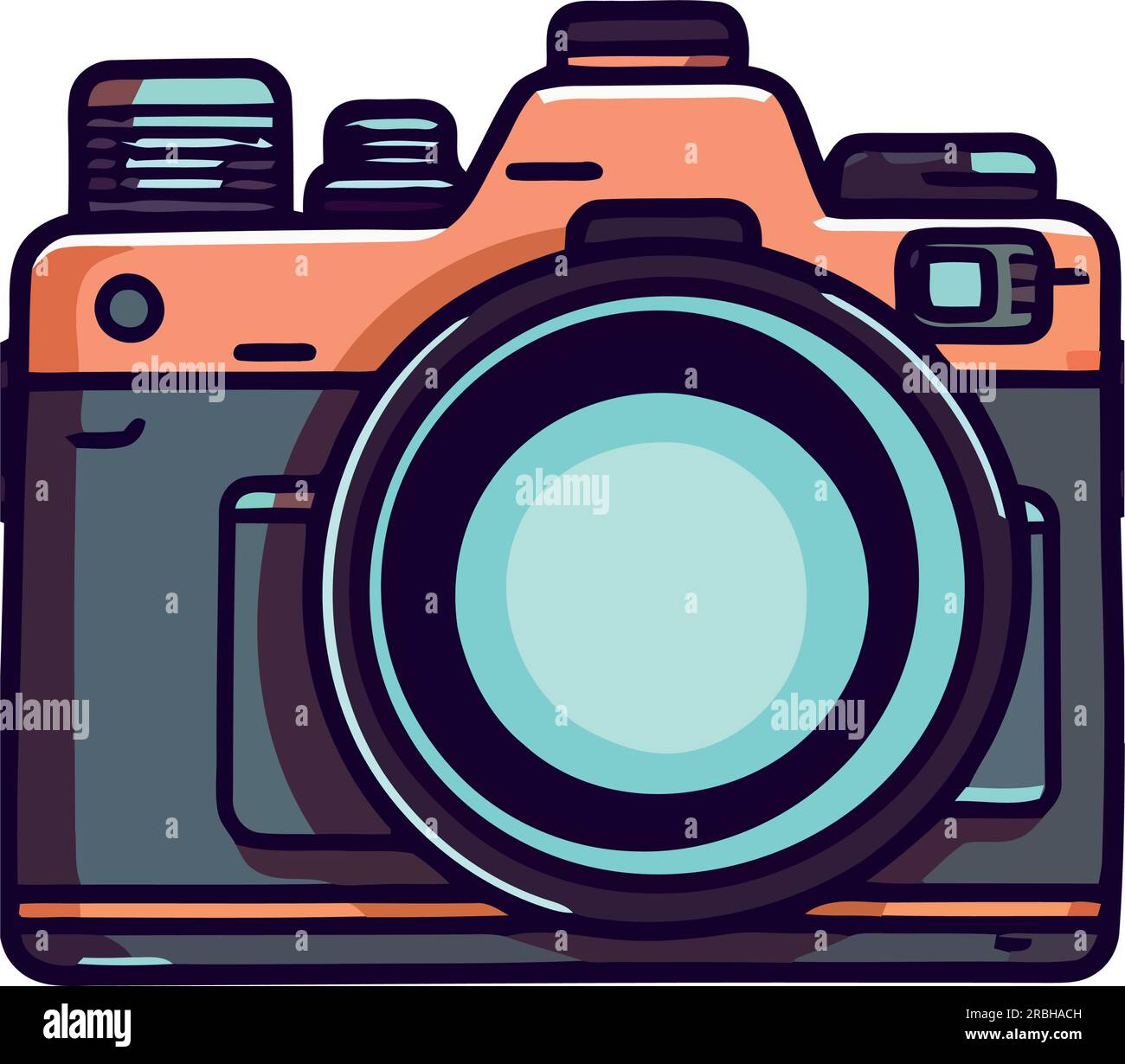 camera equipment captures creativity in photography Stock Vector Image