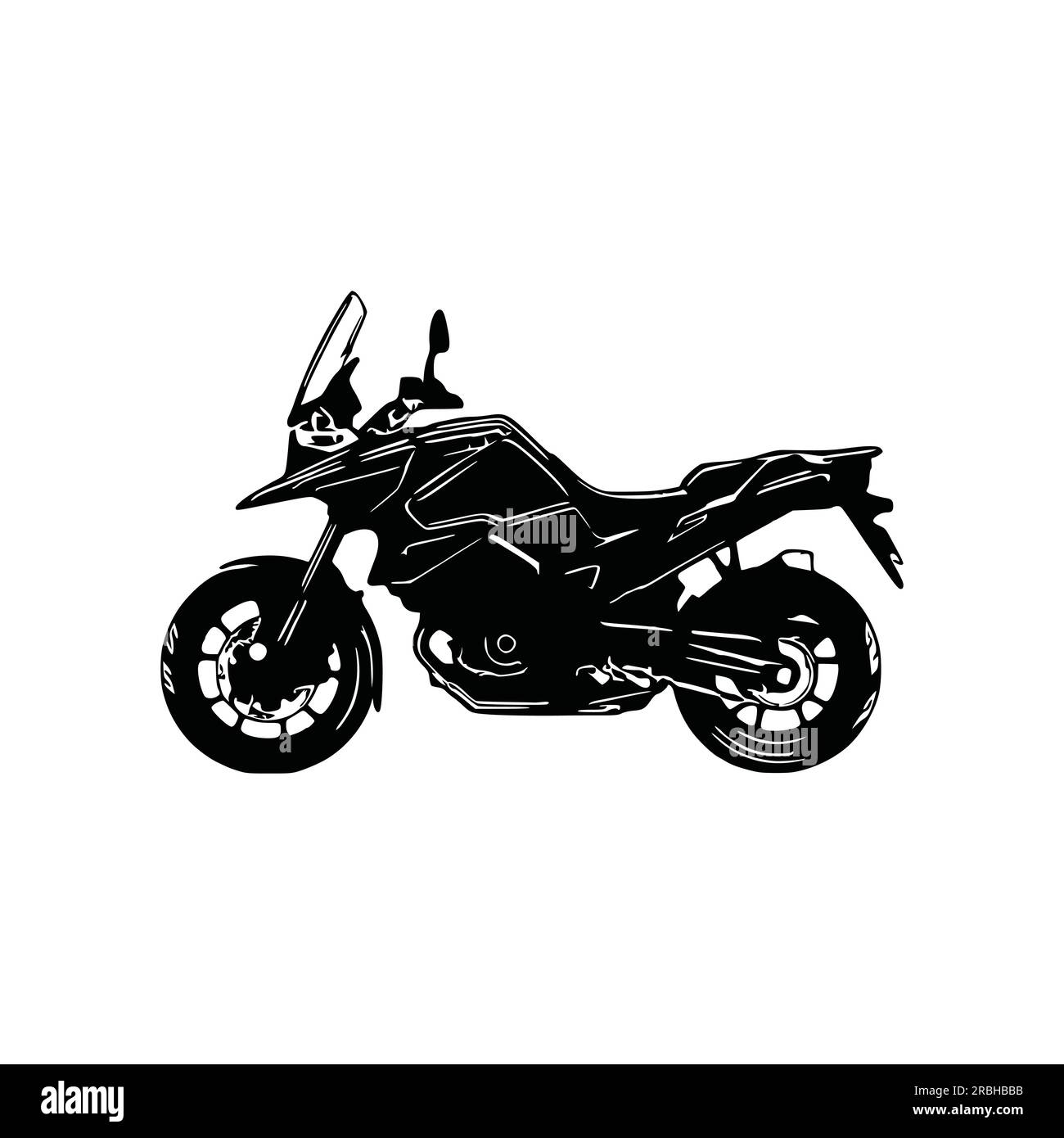 Motorcycle silhouette Vector.Black Motorcycle, Motorcycle Art