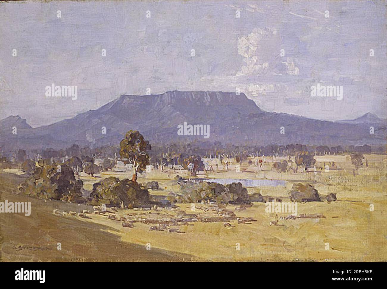 Land of the Golden Fleece 1926 by Arthur Streeton Stock Photo Alamy
