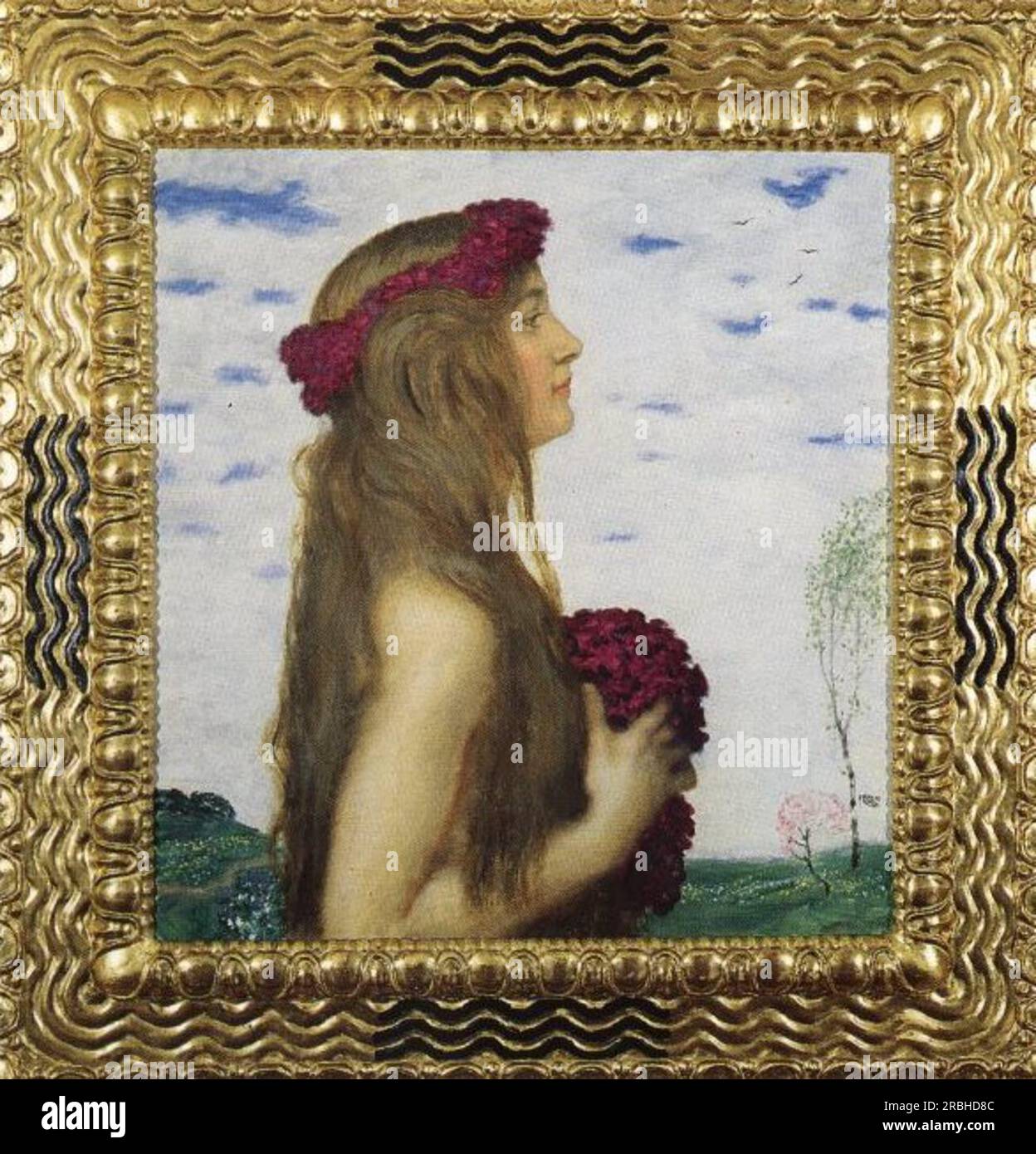 Spring 1912 Spring 1912 by Franz Stuck Stock Photo - Alamy
