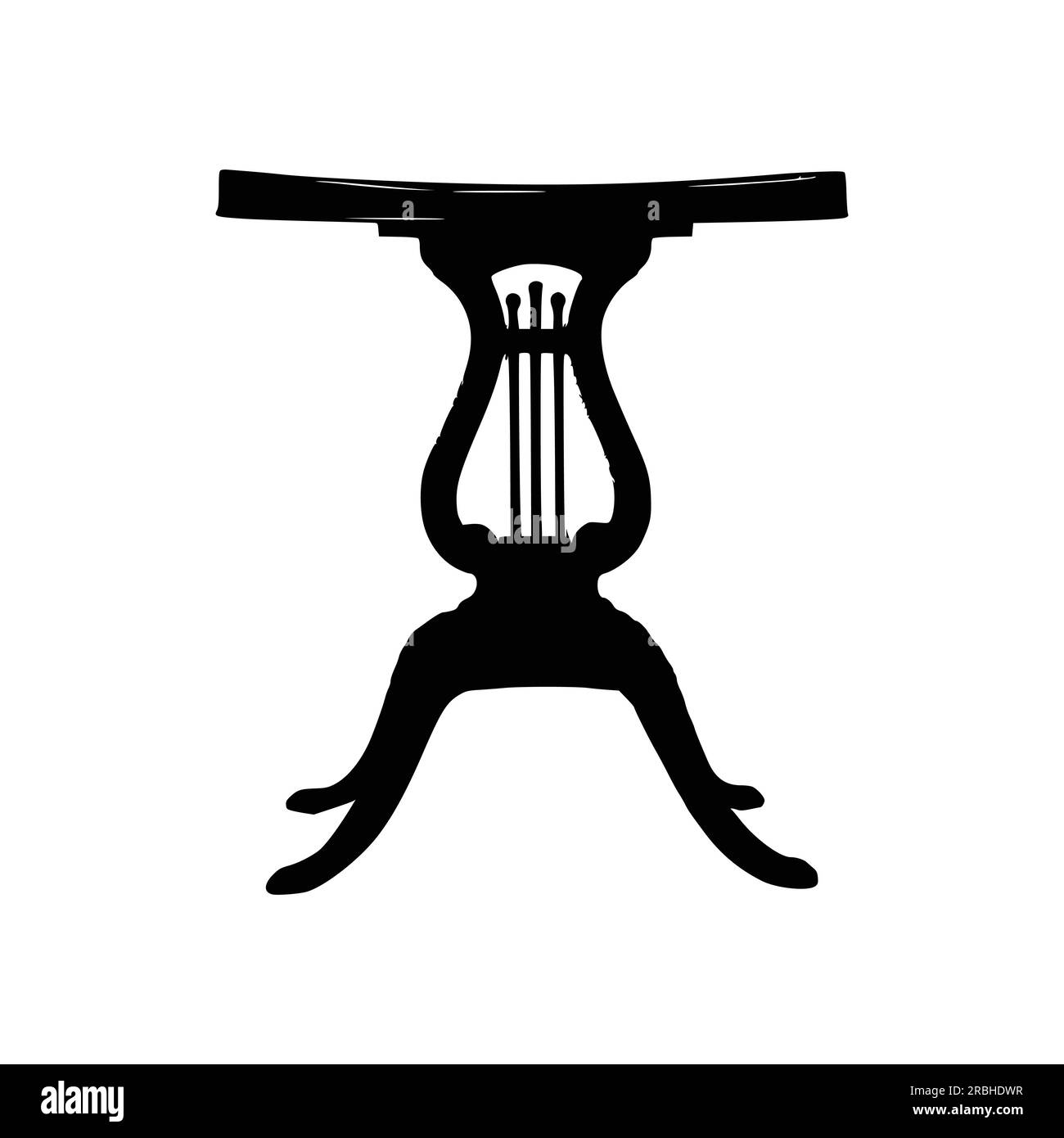 Nice Table silhouettes vector Design. Black illustration. Black Table