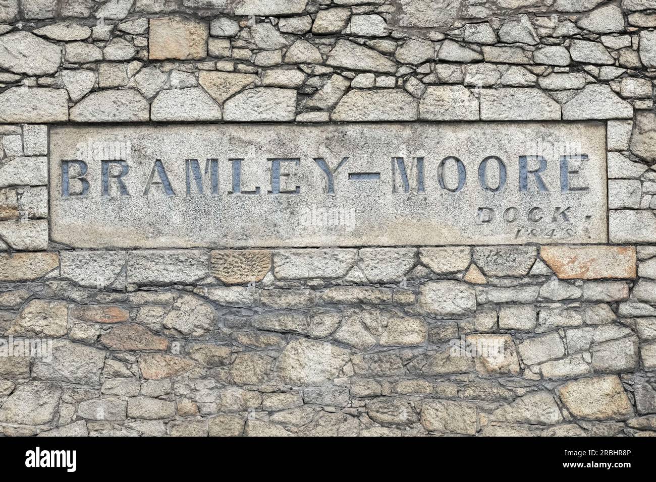 Bramley Moore Dock. Liverpool Stock Photo