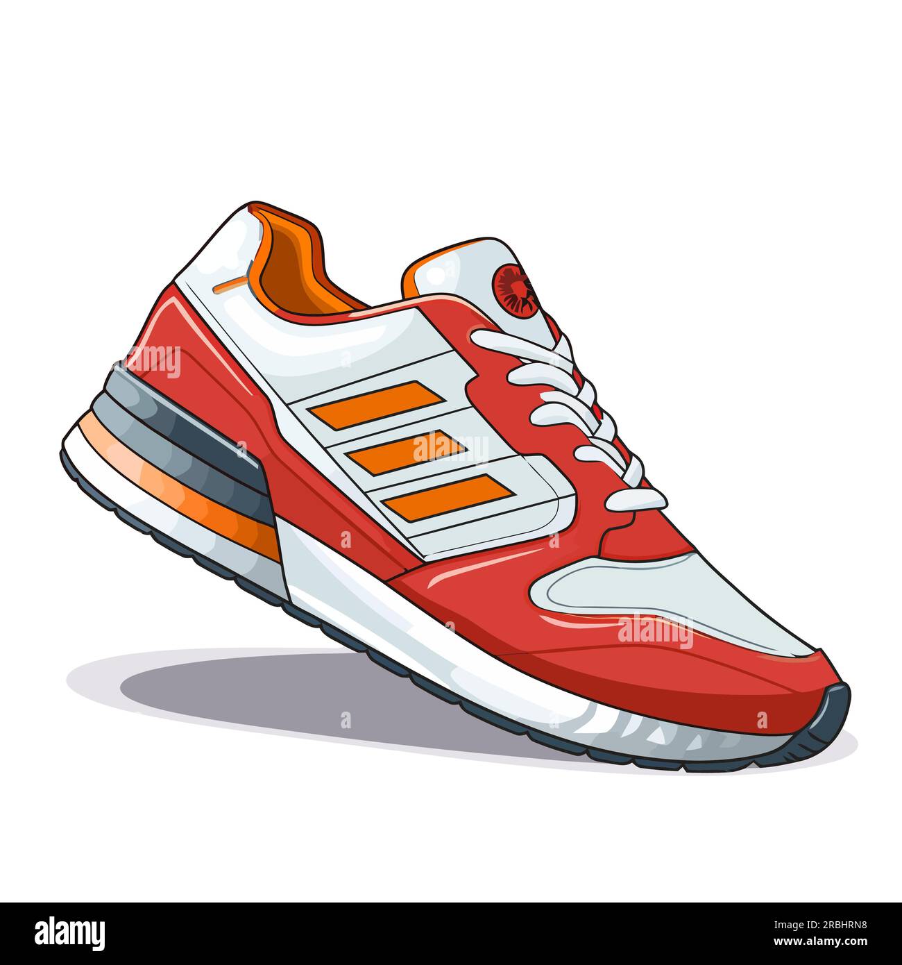 Cartoon sneaker Stock Vector Images - Alamy