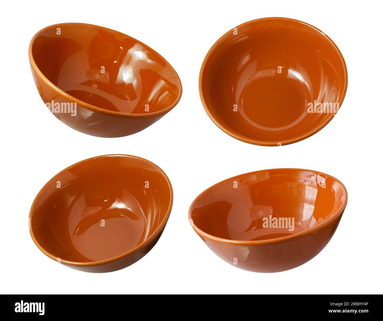 ceramic bowl isolated on white background Stock Photo Alamy