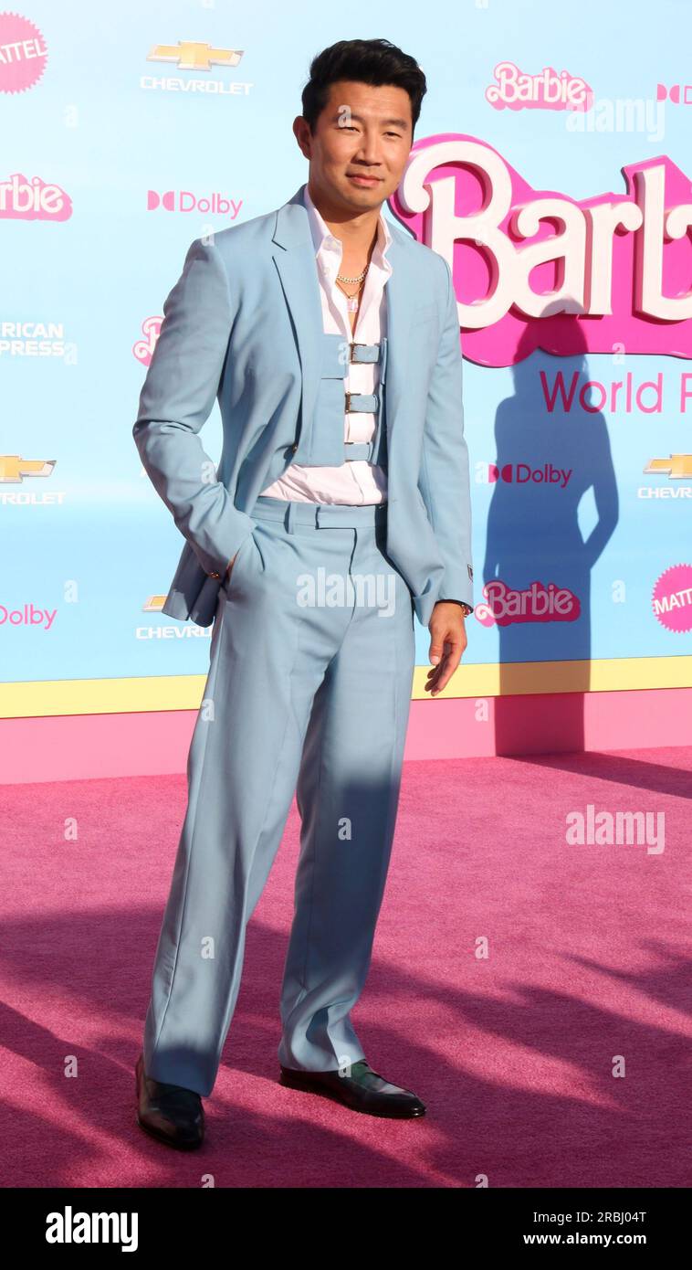 Simu Liu at the photocall for Barbie, at the London Eye. Picture date:  Wednesday July 12, 2023 Stock Photo - Alamy