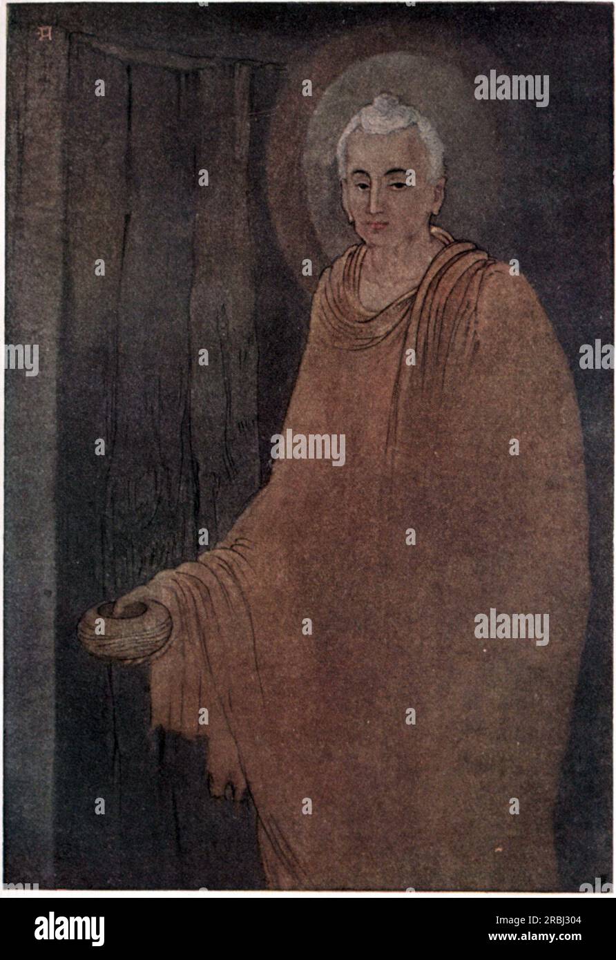 Budhha as Medicant c.1914; India by Abanindranath Tagore Stock Photo