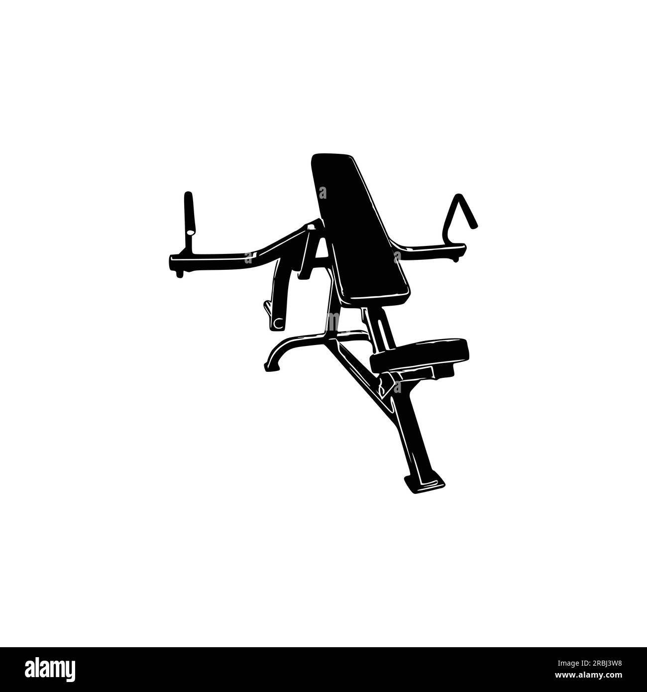 CHEST FLY MACHINE, CHEST PRESS MACHINE Vector, Gym equipment, Gym