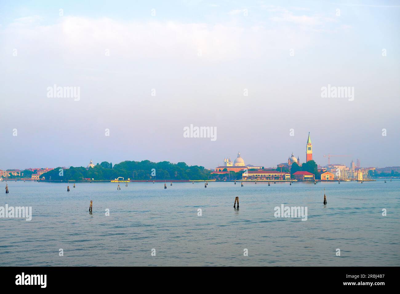 Approaching Venice Stock Photo