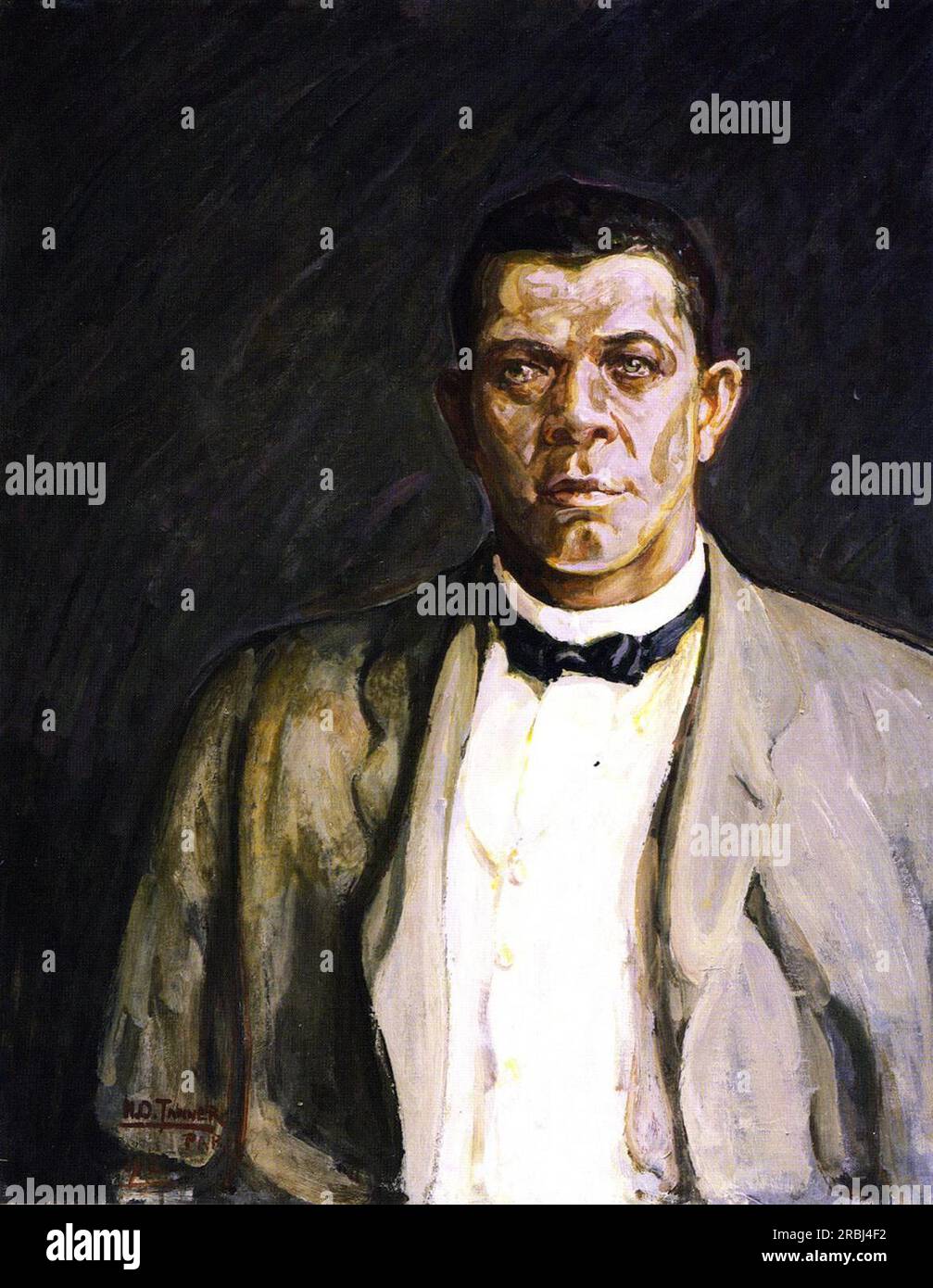Booker T. Washington 1917 by Henry Ossawa Tanner Stock Photo Alamy