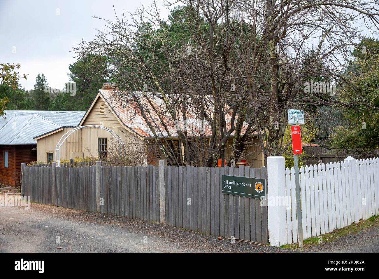 Hill End NSW town former gold rush town in New South Wales,Australia Stock Photo