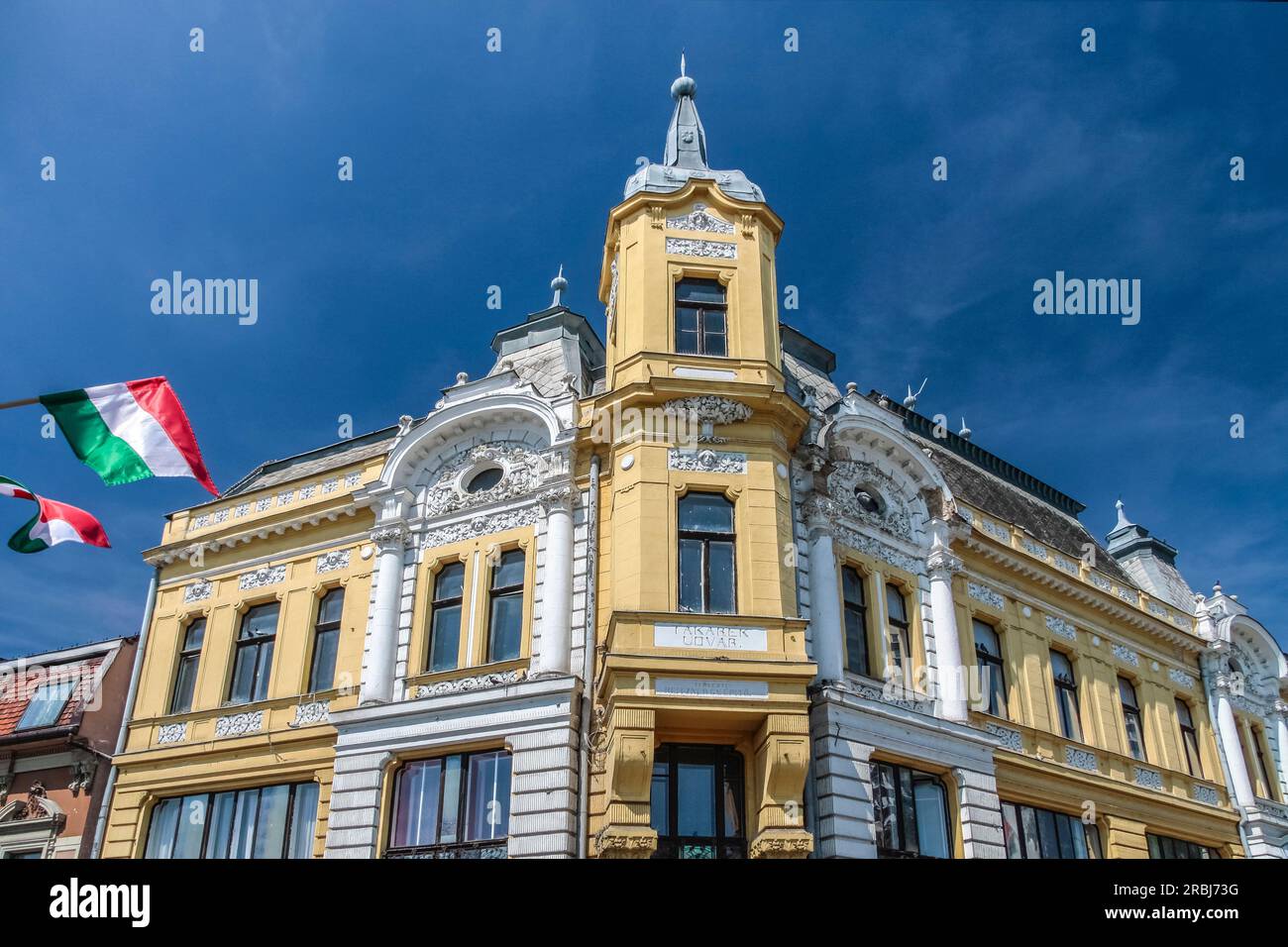 Turn of the century house in the pedestrian street of Veszprém