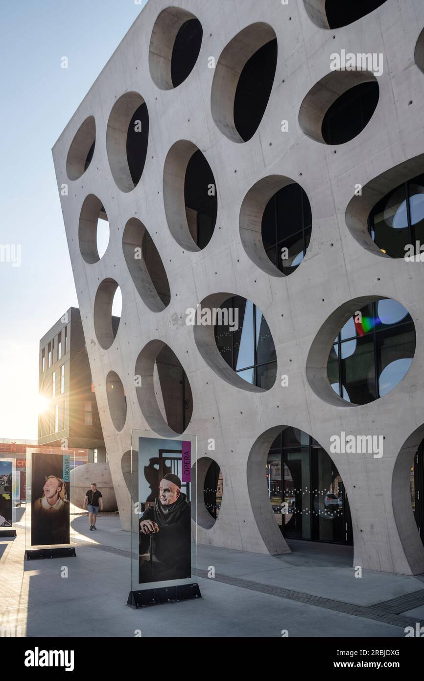 Modern culture building in Pilsen (Plzeň), Bohemia, Czech Republic ...