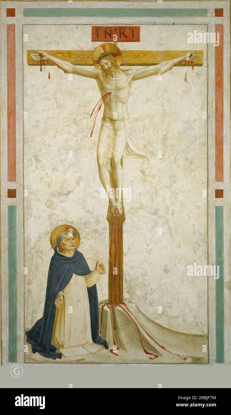 Fra Angelico – 21 Crucifixion with St Dominic Stock Photo - Alamy