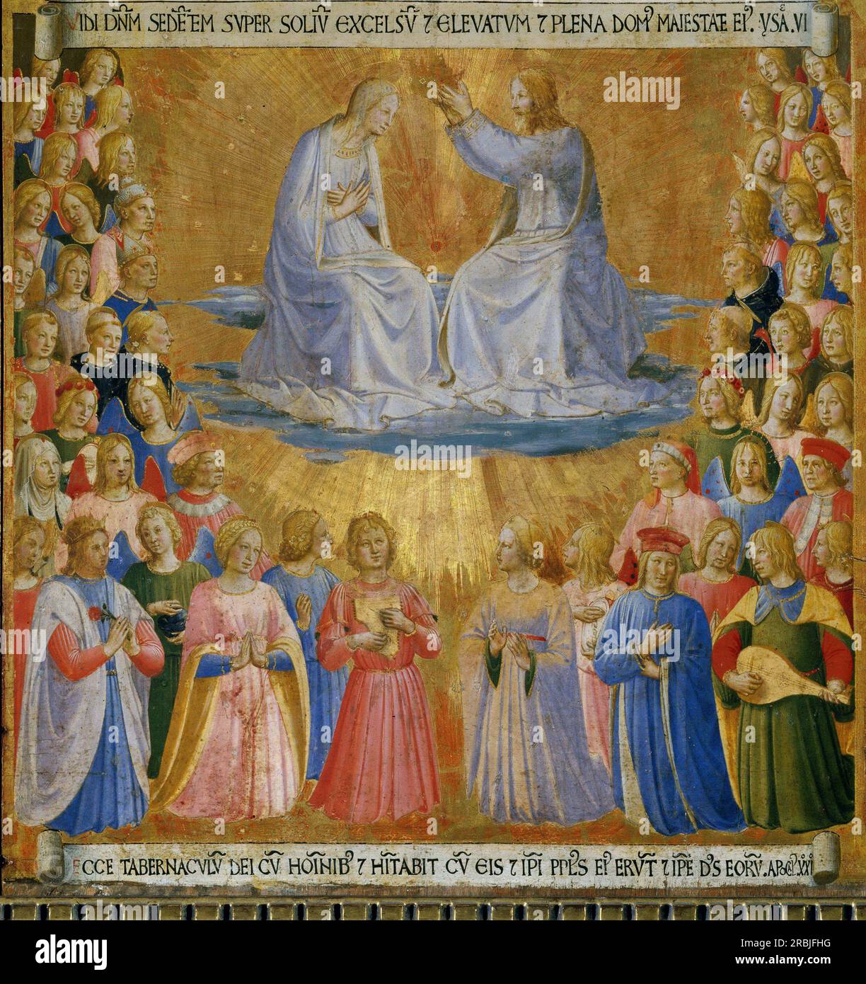 Coronation of mary painting hi-res stock photography and images - Alamy