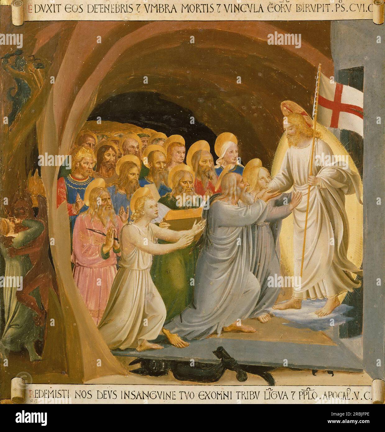 Fra Angelico – 29. Descent into Limbo Stock Photo