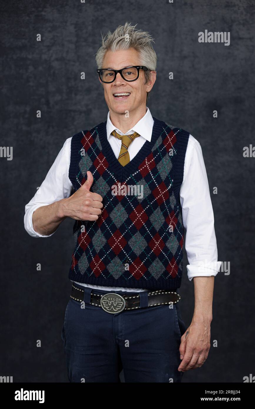 Johnny Knoxville poses for a portrait in Los Angeles on June 15, 2023 ...