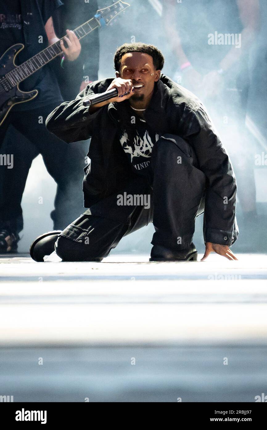 Playboi Carti performs at the Wireless Music Festival, Finsbury