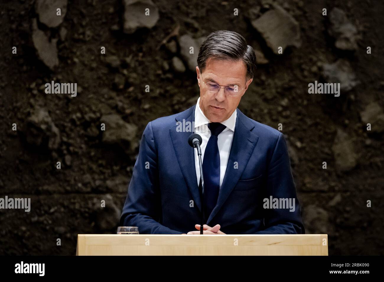 The Hague, Netherlands. 10th July, 2023. THE HAGUE - Outgoing Prime ...