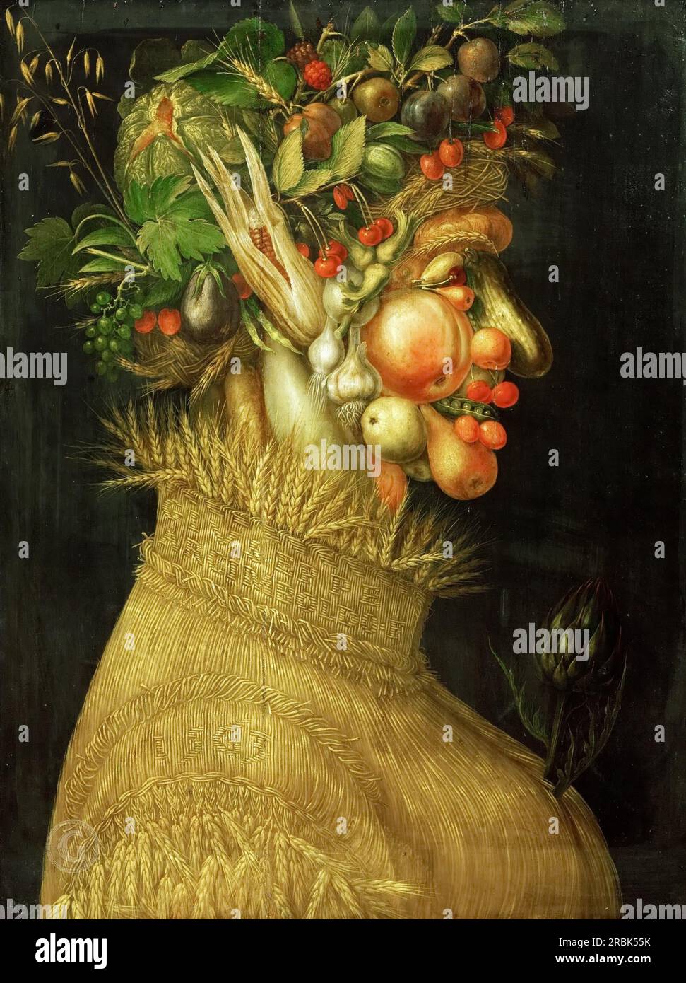 Arcimboldo,Giuseppe Summer, allegory, 1563 painted for Emperor