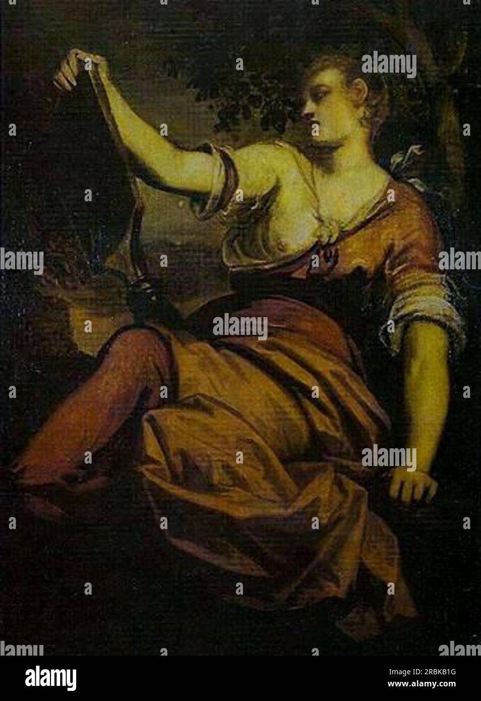 Allegory of Prudence by Tintoretto Stock Photo