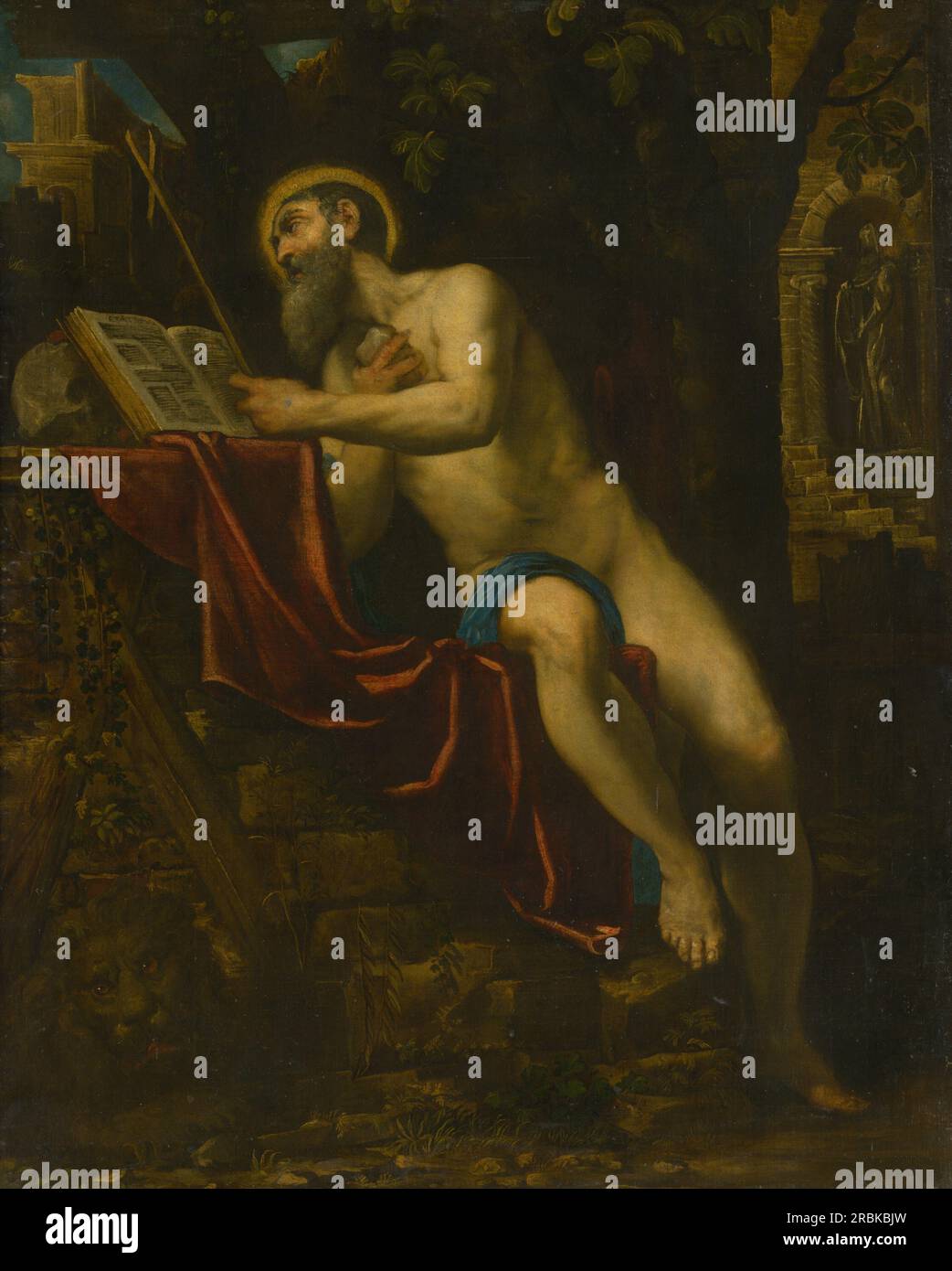 Saint Jerome By Domenico Tintoretto Stock Photo Alamy Saint Jerome By Domenico Tintoretto Stock Photo Alamy
