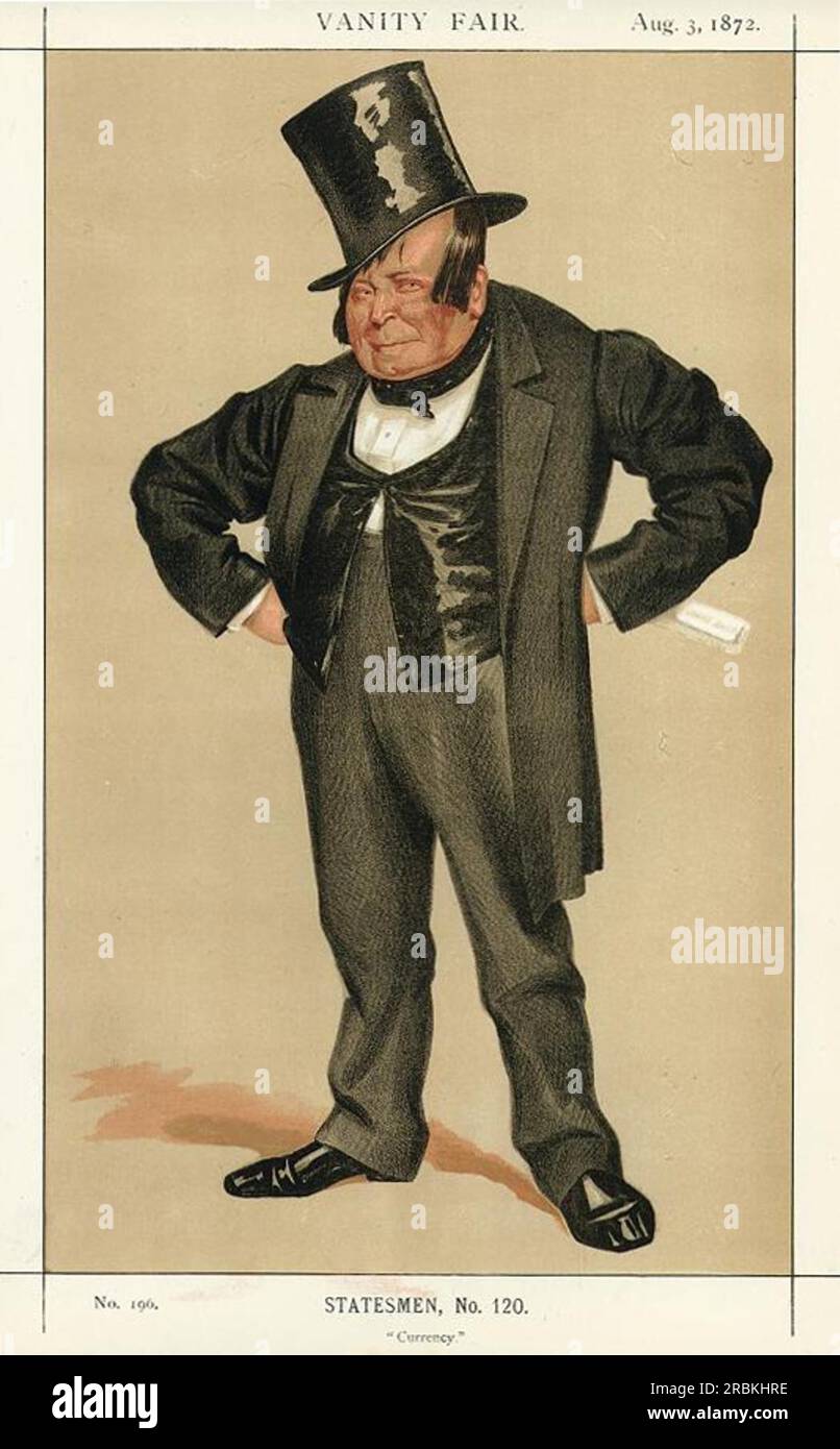 Statesman No.120° - Caricature of James Delahunty M.P. 1872 by James Tissot Stock Photo