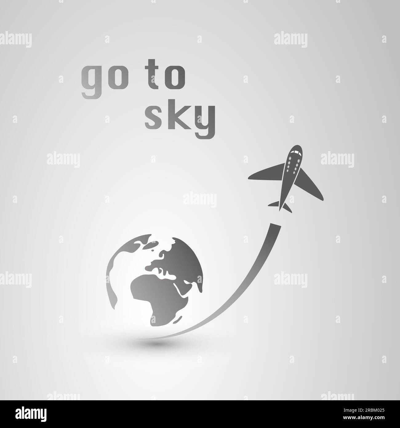 Go sky high Stock Vector Images - Alamy