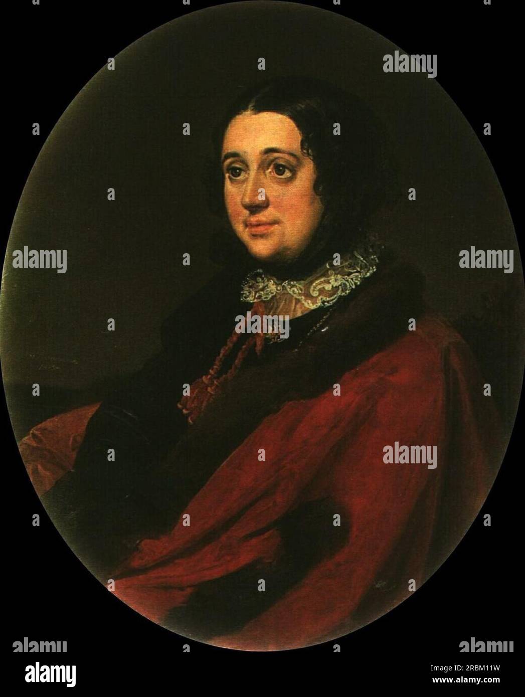 Count Rostopchin Portrait of E.P. Rostopchin 1853 by Vasily Tropinin Stock Photo - Alamy