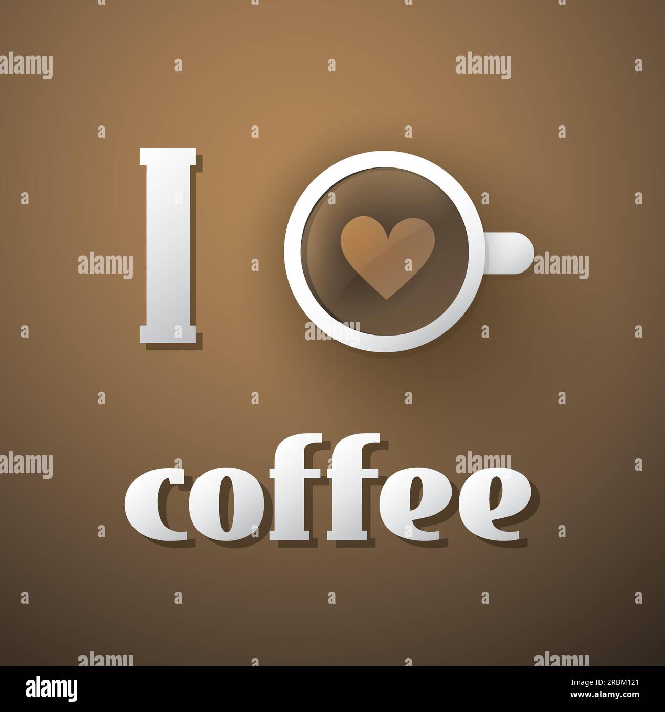 I Love Coffee - Coffee Cup Illustration Stock Vector Image & Art - Alamy