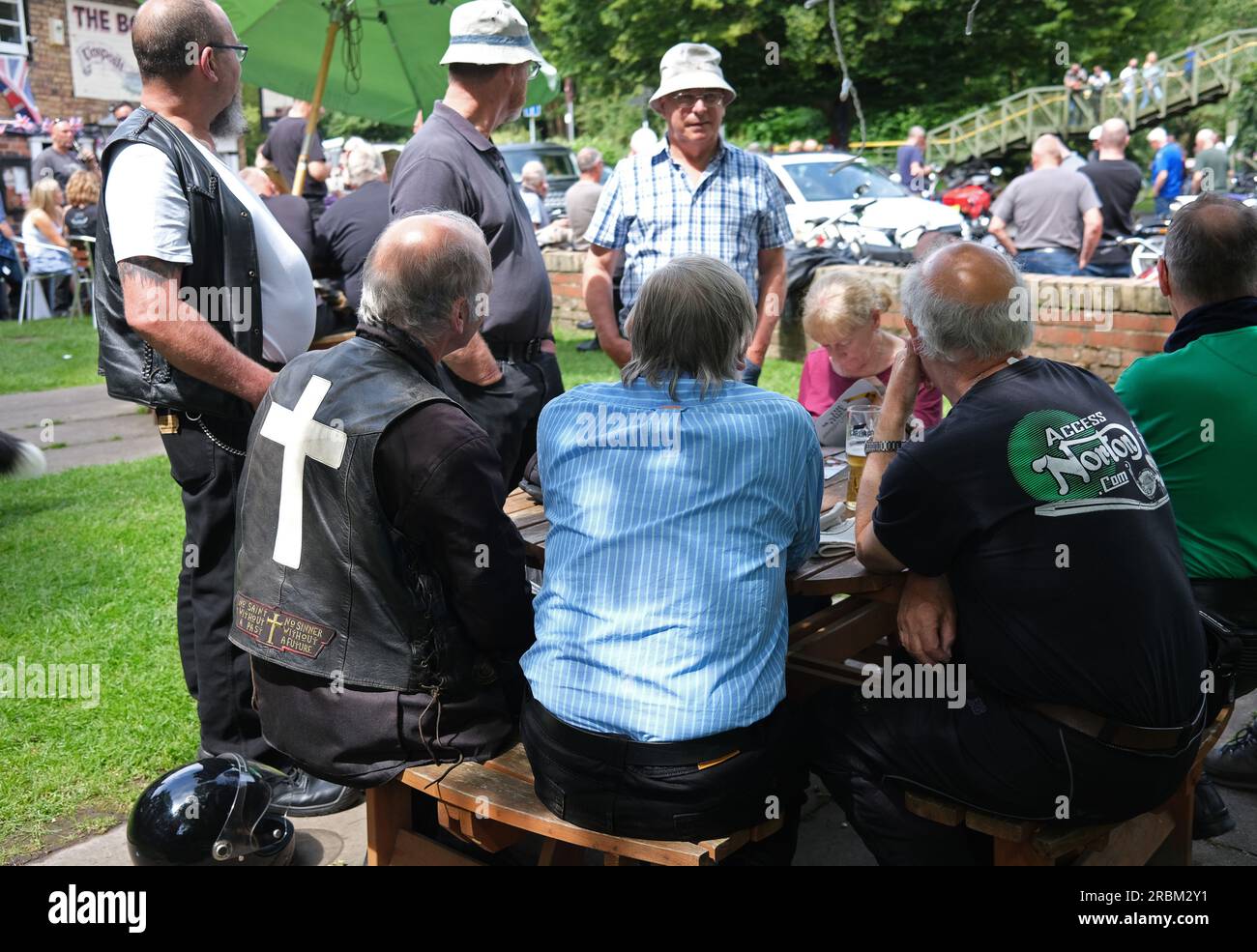 Christian bikers meet hires stock photography and images Alamy