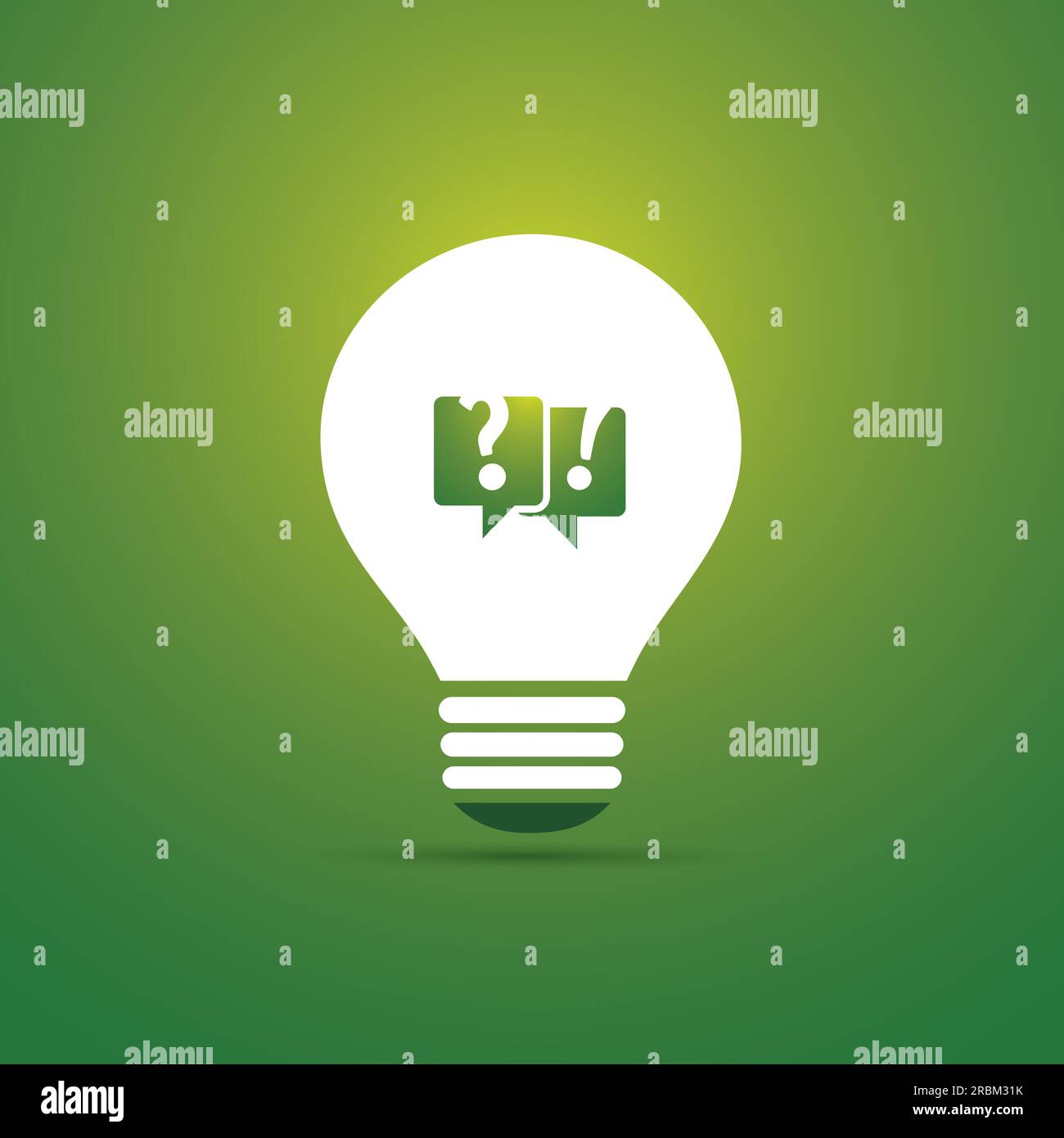Green Eco Energy Concept Icon - Talk About Sustainability Stock Vector ...