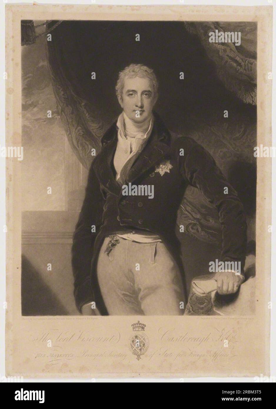 Robert Stewart, 2nd Marquess of Londonderry (Lord Castlereagh) 1814 by