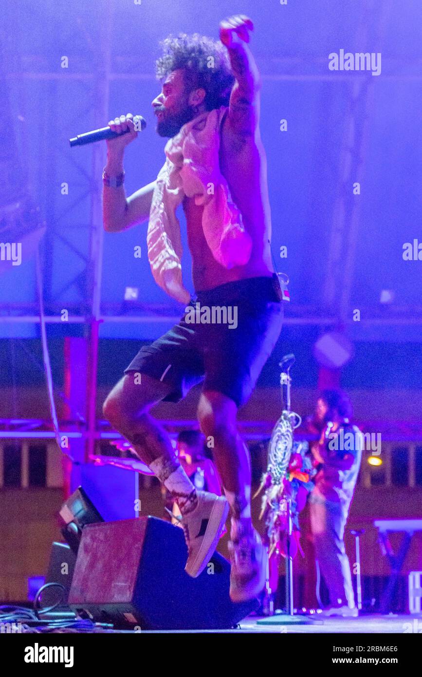 Gio Distance Singer Carroponte, Sesto San Giovanni (Milan), Italy, July 08, 2023, Gio Evan ...