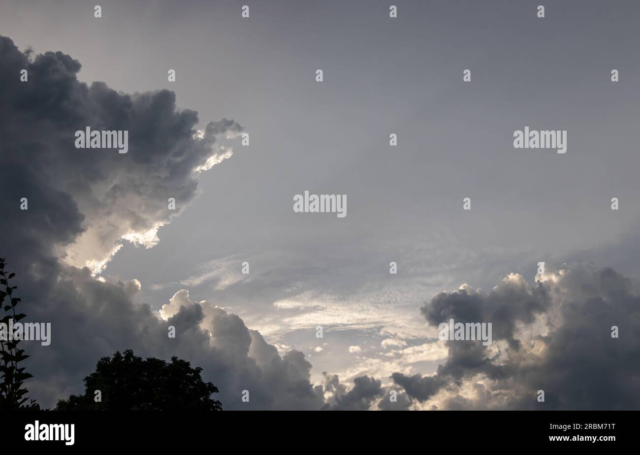 Unleashing Nature's Fury: Raw Power of Ukrainian Storm Clouds Stock ...