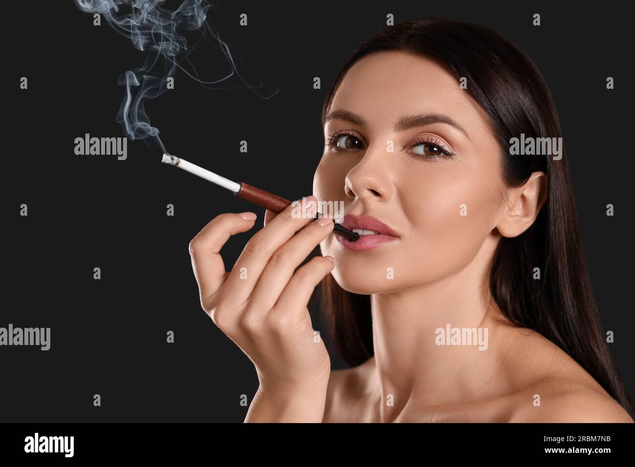ladies smoking long cigarettes 20 Black and White Portraits of Women with From the 1920s ~ Vintage Everyday You've Coughed Up Long Enough,