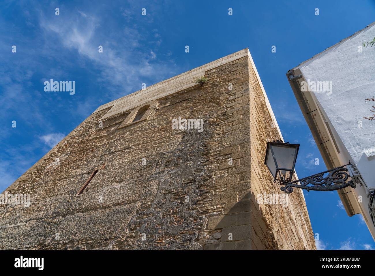 Torreon del Homenage Tower - Setenil de las Bodegas, Andalusia, Spain Stock Photo