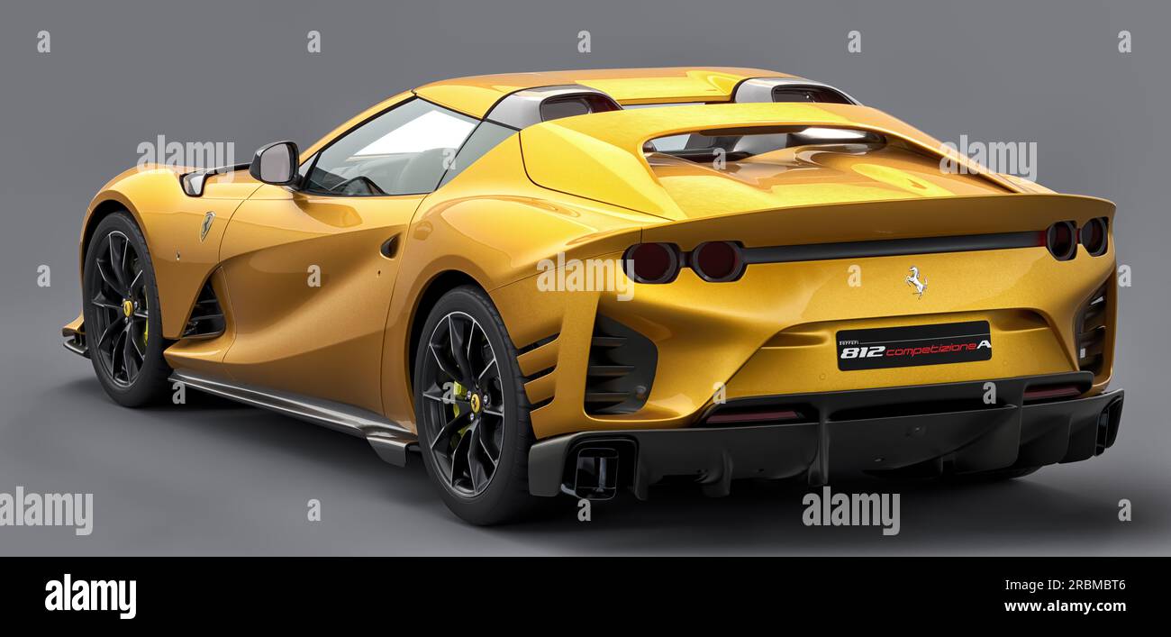 Ferrari 812 Competizione in the studio Stock Photo - Alamy