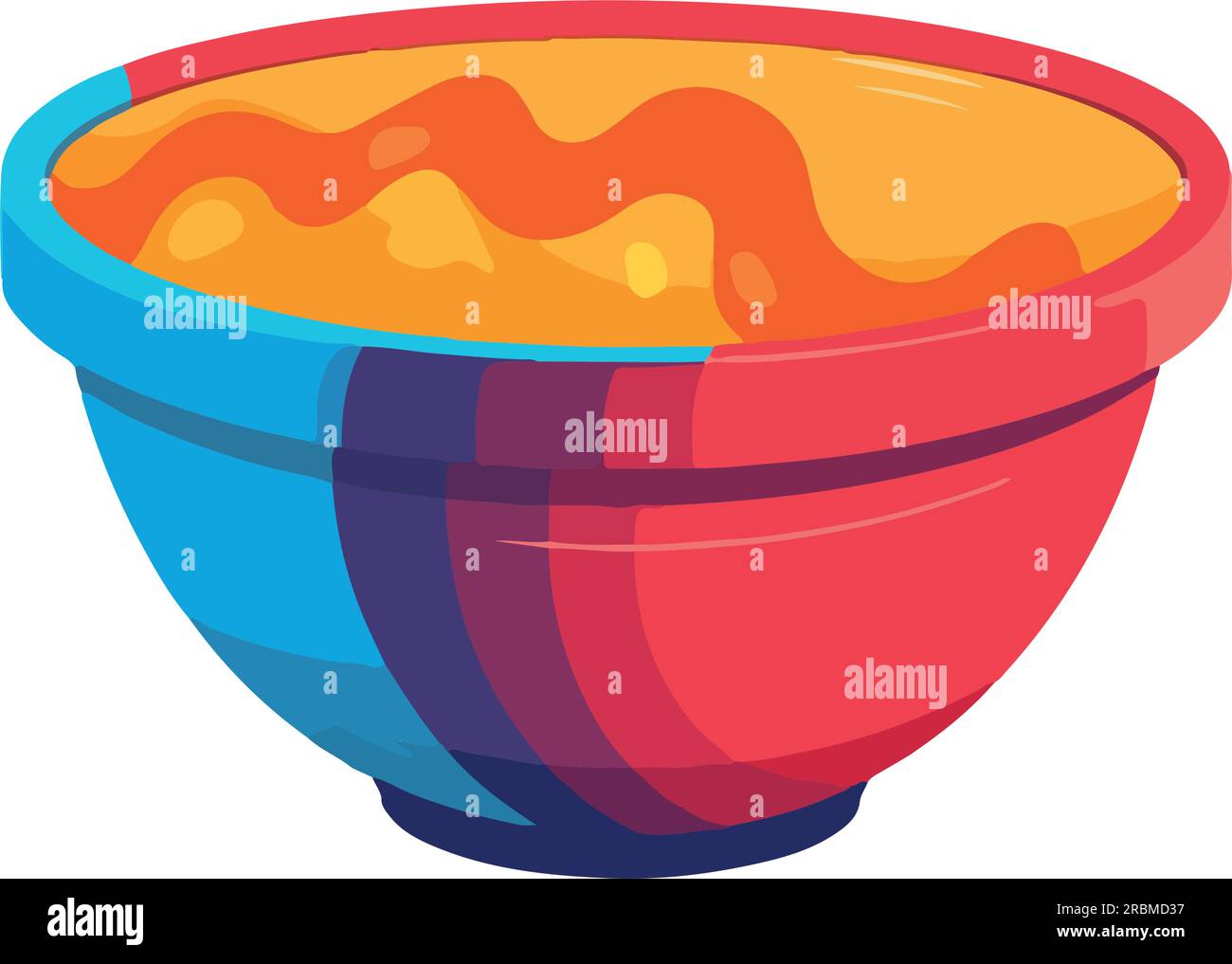 cute cartoon kitchen bowl design Stock Vector Image & Art Alamy