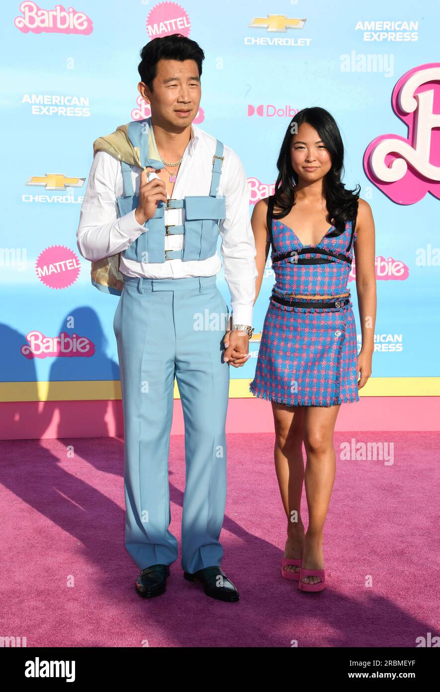 Photo: Simu Liu and Allison Hsu Attend the Barbie Premiere in Los Angeles  - LAP2023070926 