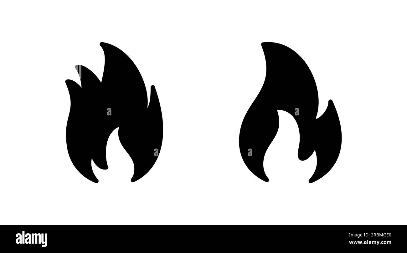Fire icon vector. fire flame icon Stock Vector Image & Art - Alamy
