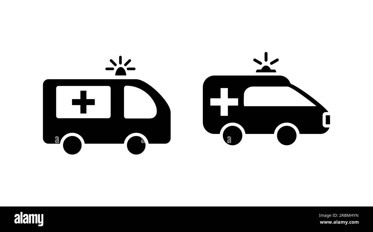 Ambulance icon vector. Ambulance car icon Stock Vector Image & Art - Alamy