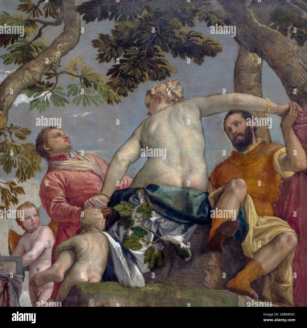 Unfaithfulness, Four Allegories of Love, Paolo Veronese, circa 1575, Stock Photo