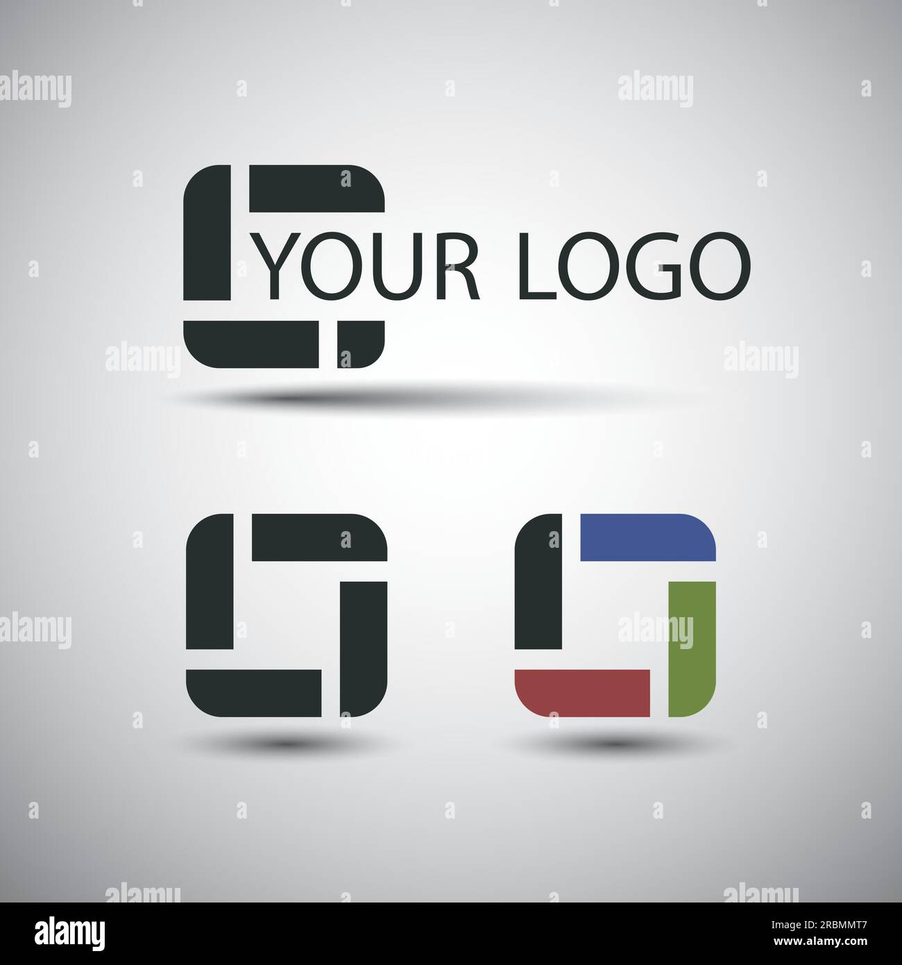 Set of Various Abstract Corporate Logo or Icon Design Element Clipart ...