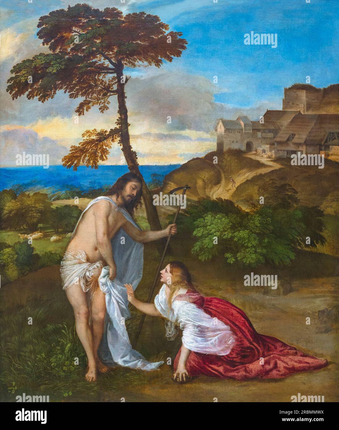 Noli me Tangere, Titian, circa 1514, Stock Photo
