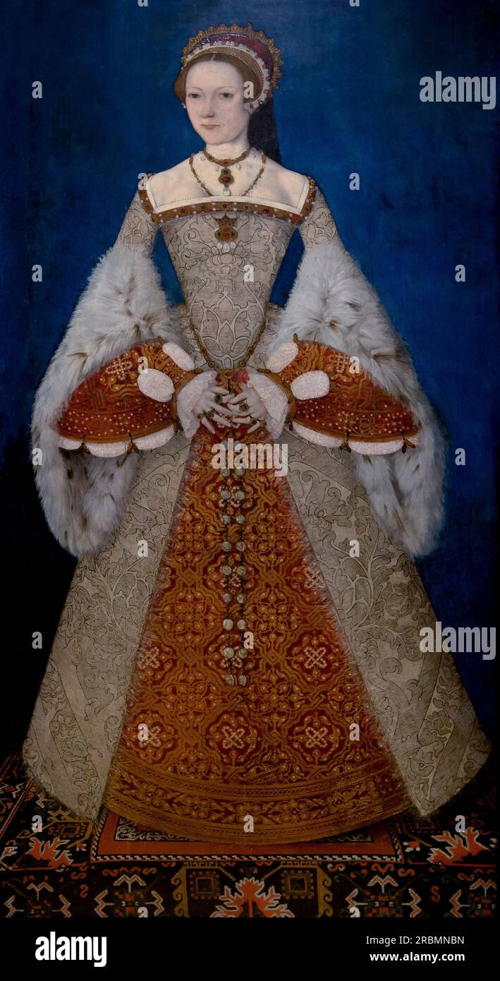 Katherine Parr, Master John, circa 1545, Stock Photo