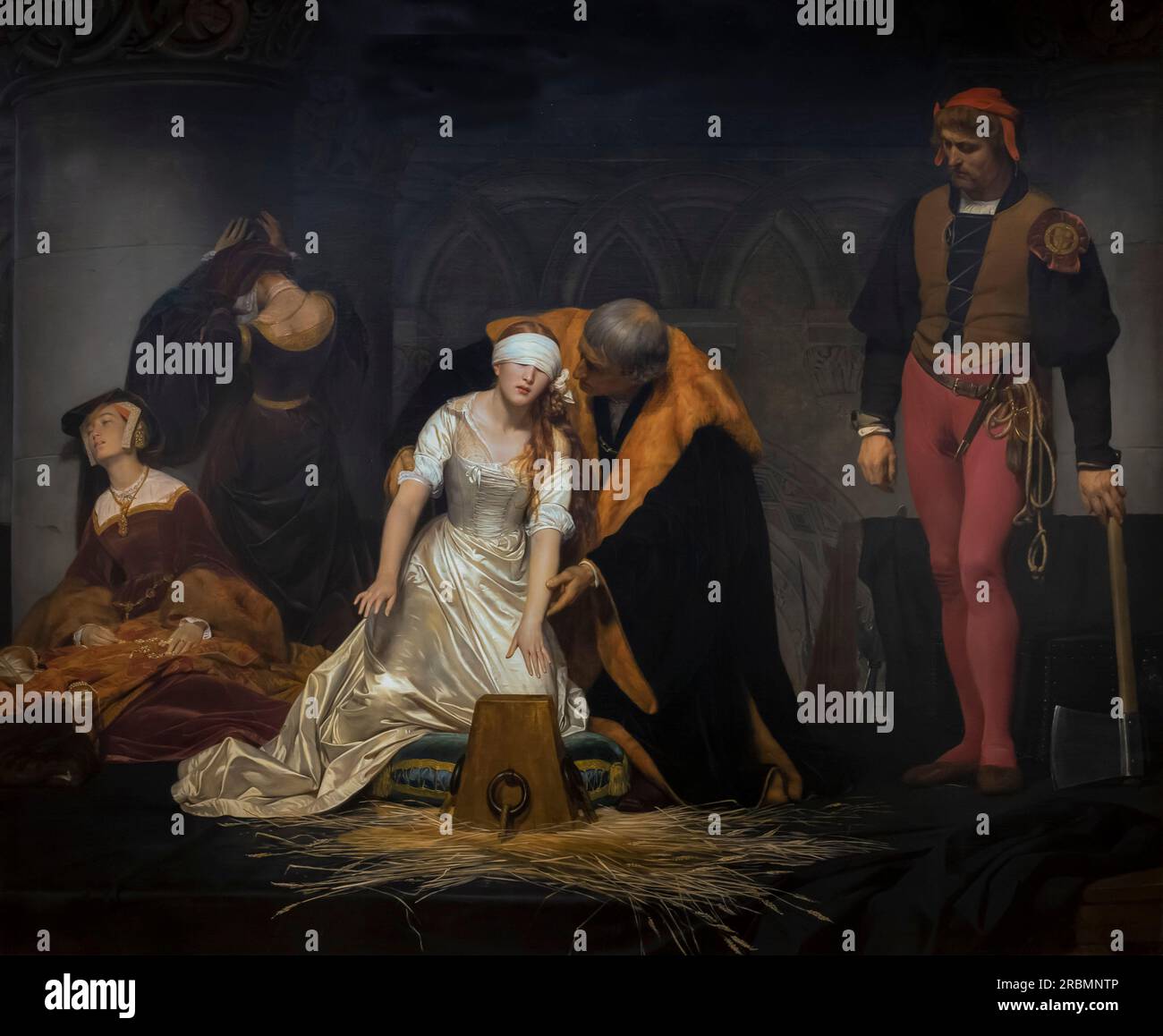 The Execution of Lady Jane Grey, Paul Delaroche, 1833 Stock Photo - Alamy