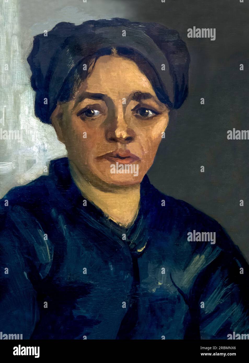 Head of a Peasant Woman, Vincent van Gogh, circa 1884 Stock Photo - Alamy