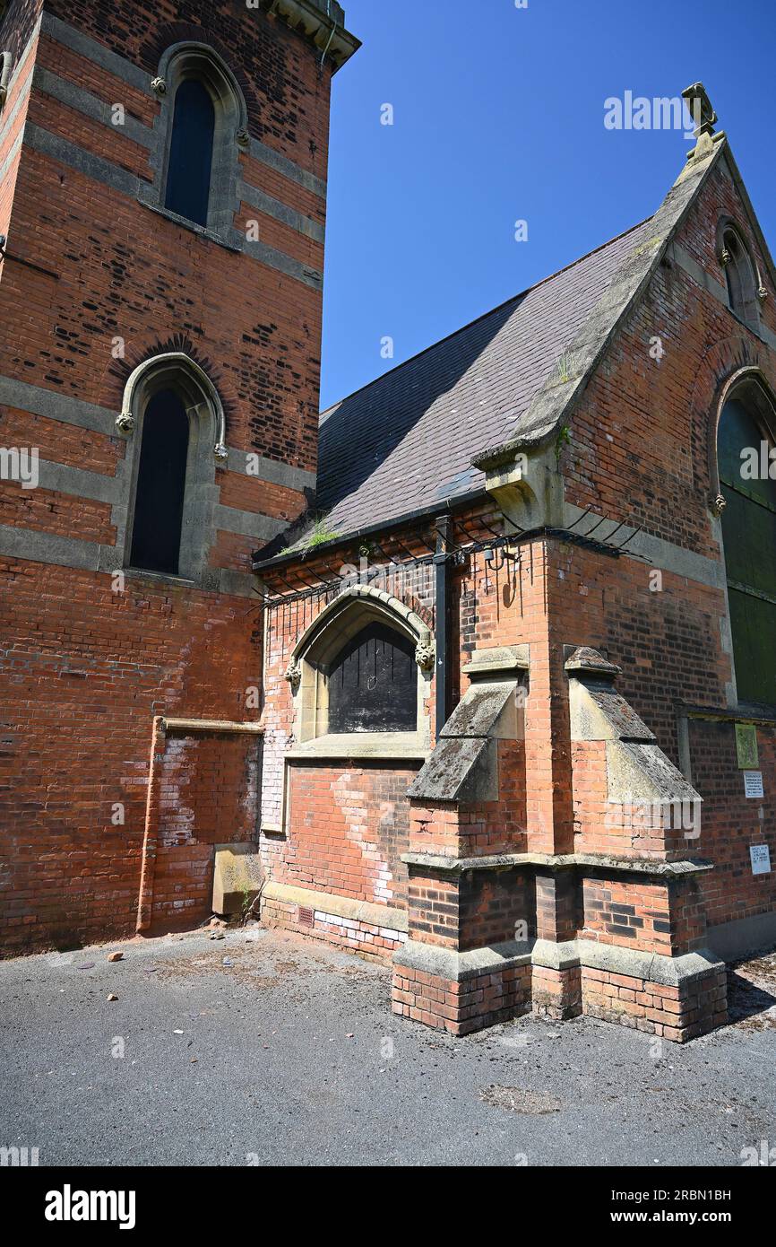 aerial view of Hedon road crematorium 1901, Kingston upon Hull Stock